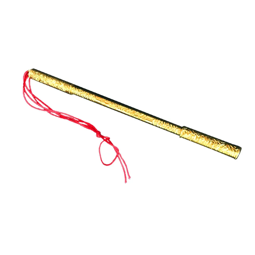 

1 шт. Золотая палочка из сплава в виде трости Короля обезьян для Хэллоуина, косплея, декора комнаты, фестивалей, мероприятий, аксессуар для фотосъемки, магический реквизит