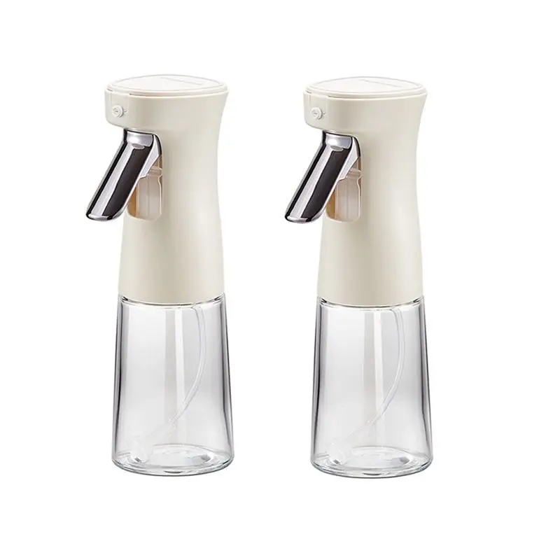 HITL 2PCS Oil Sprayer for Kitchen 240Ml Olive Oil Bottle Kitchen Gadgets Accessories for Air Fryer