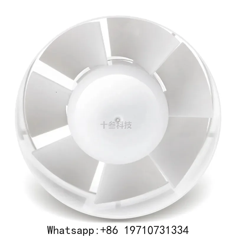 220V 4 Inch (100mm) Mini Inline Duct Fan for Bathroom Ceiling Exhaust