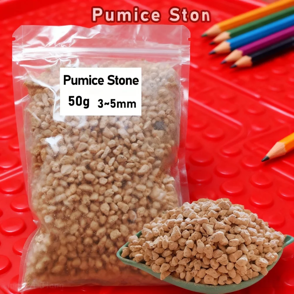 50g Pumice Stone Configure Nutrient Soil Plant Breathable Loose Substrate Gardening Soft Stones