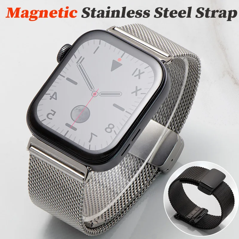 

Ремешок из нержавеющей стали для Huawei Watch Fit 4, Fit 3, браслет для Huawei Watch Fit 4 Pro, ремешок Milanese с магнитной застежкой, Correa