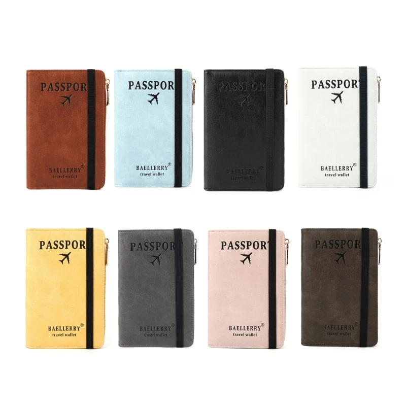 

Versatile Passport Case with Card Storage Blocking Wllat for Women Men