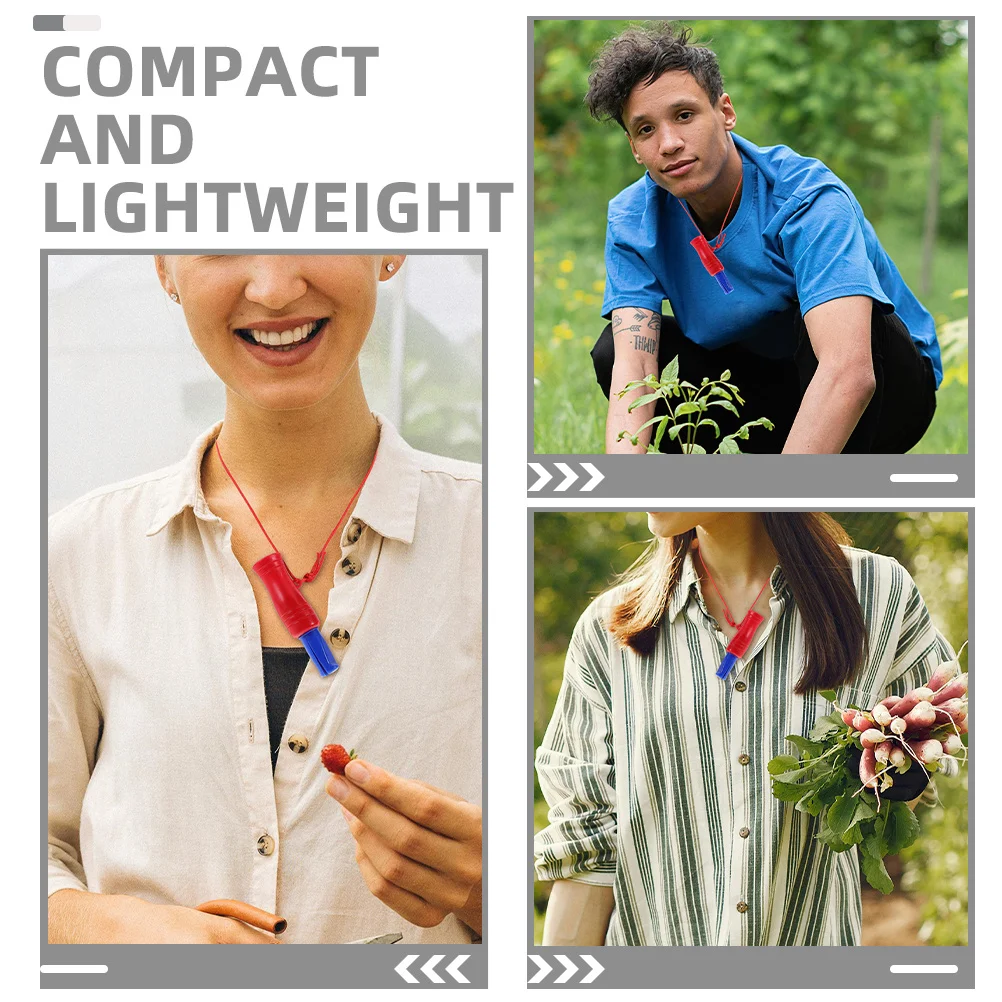 في الهواء الطلق خفيفة الوزن بطة دعوة صافرة بقاء التخييم البلاستيك الدجال الصوت تقليد صافرة الطوارئ المشي لمسافات طويلة الاتصال