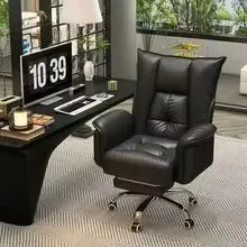 

For Cute Lounge Office Chair Modern Luxury Salon Ergonomic Leather Living Room Office Chair Throne Sillas De Oficina Home