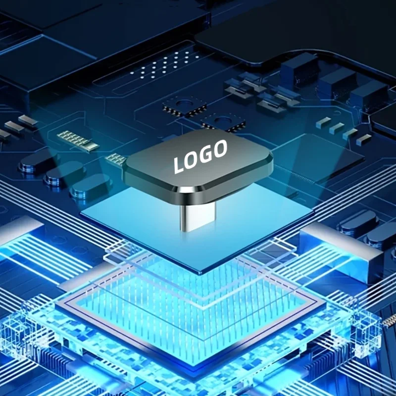 Free Custom Laser Engraving LOGO Black Mini Metal Car Music USB Flash Drive Type-C Interface 4GB 8GB 16GB 32GB 64GB 128GB