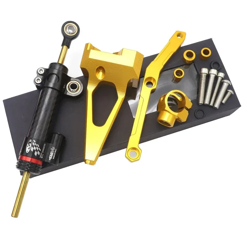 Suporte amortecedor estabilizador de direção de motocicleta CNC MT-09 para YAMAHA MT-09 MT 09 MT09 2013 2014 2015 2016 2017 2018 2019 2020