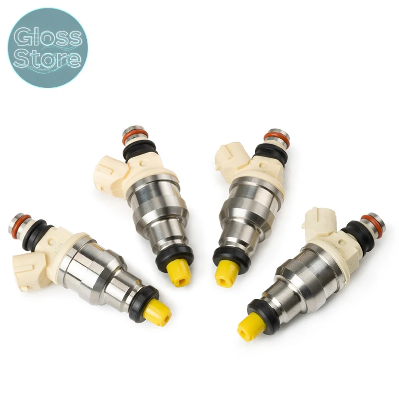 4 Uds inyectores de combustible de coche para Suzuki Sidekick X-90 1.6L para Chevrolet Tracker para Geo Tracker INP-470 15710-58B00 195500-2400