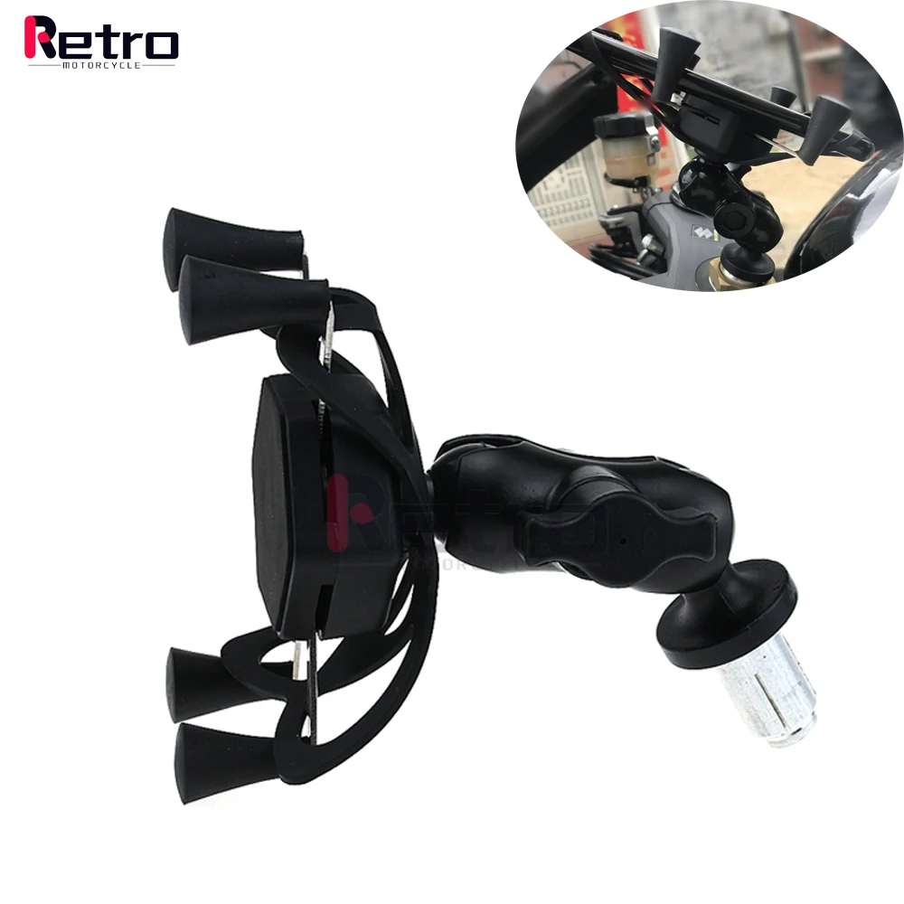 

USB Charger Phone Holder For HONDA CBR600 F4 F4i CB400 VTEC CB1000 CBR600RR CBR1000RR Motorcycle Phone GPS Navigation Bracket