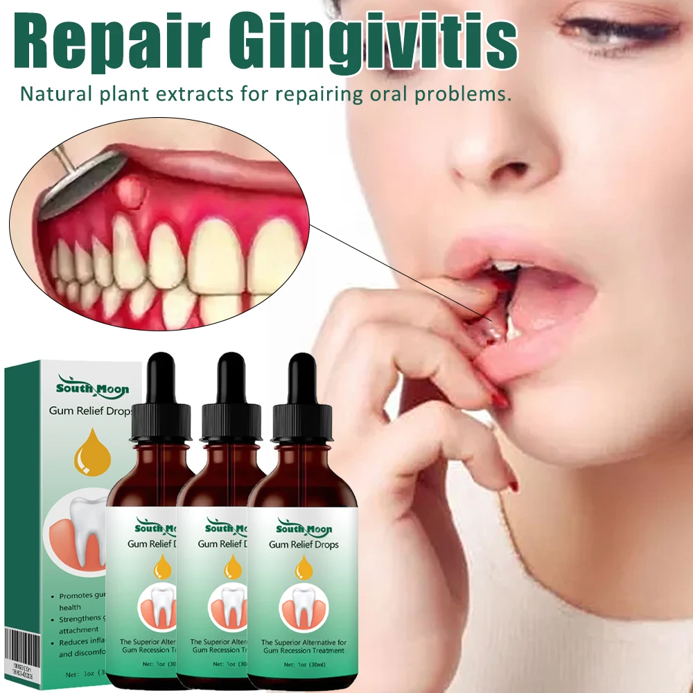 Periodontal Restorative Oil Quickly Repair Caries Teeth Clean Removal Yellow Plaque Stains Relieve Gums Decay Oral Health Care