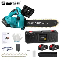 Seesii Cordless Brushless Chainsaw 12\