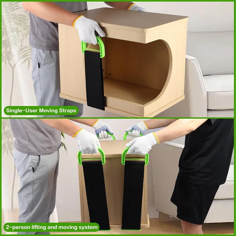 ABNO-أشرطة متحركة للأثاث أشرطة متحركة لصناديق المراتب والأمتعة والأشياء الثقيلة تصل إلى 500 رطل للأثاث والصناديق والمنزل