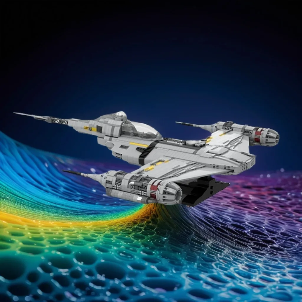 

3113PCS Din Djarin's N-1 Starfighter UCS MOC Star Batter Ultimate Collector Model Education Building Blocks Gift