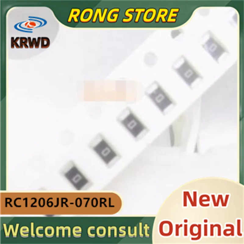 500pcs 0R 1206 New and Original RC1206JR-070RL RC1206FR-074R7L RC1206JR SMD