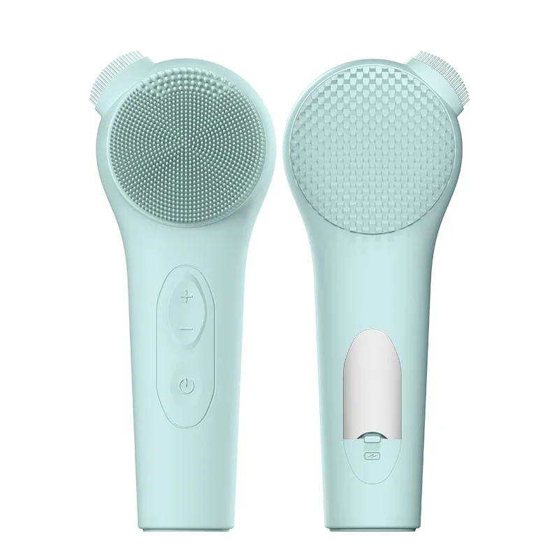 Portable Facial Exfoliator Electric Washing Face Machine Silicone Scrub Pore Cleanser Massager Facial Cleansing Brush - view 6