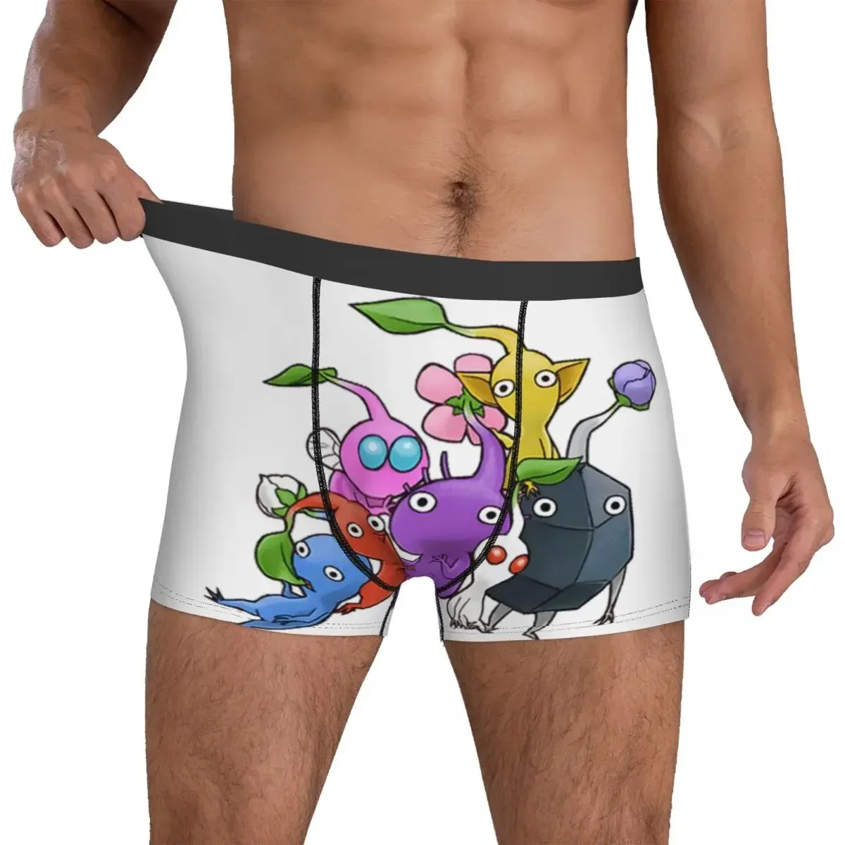 Boxer Underpants Shorts 170 Pikmin Ideas Game Art Panties Male Ventilate Underwear for Homme Man Boyfriend Gift