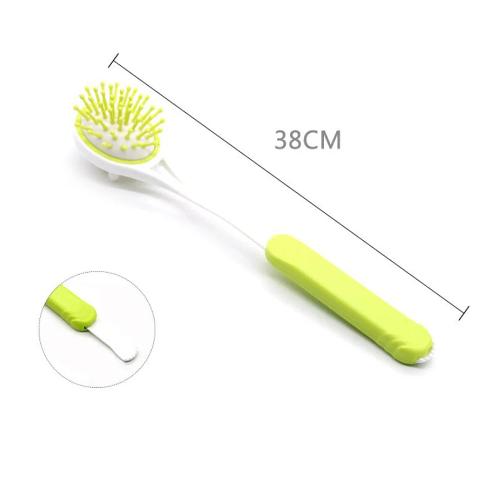 

1Pcs Double Side Silicone Massage Hammer Telescopic Design Neck Shoulder Back Massage Tool Improve Circulation Fatigue Relief
