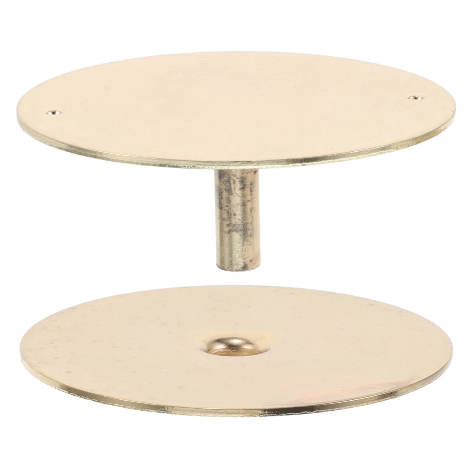 

Hoement Door Hole Cover Plate Deadbolt Lock Trim for 2-5/8 Installation Golden Finish