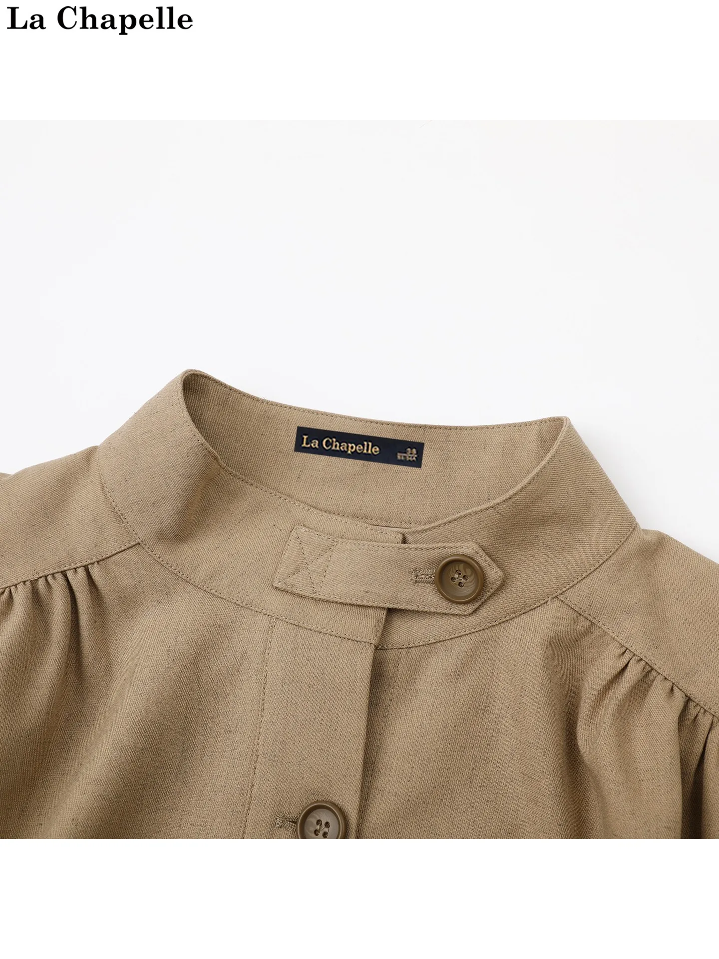 

La Chapelle Commuter Sle ort Пальто женское свободного покроя повседневное длинное пальто из полиэстера с застежкой на пуговицы однотонного цвета