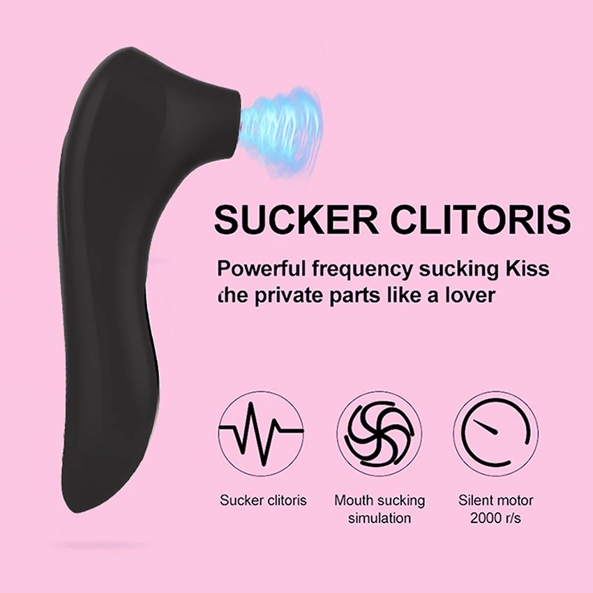 Powerful Suction Cup Clitoris Sucking Vibrator Nipple Clitoris Stimulation Oral Vacuum Massager Female Sex Toy Adult Products 18