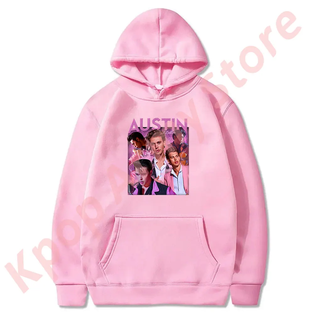 Austin Butler Vintage Hoodies New Logo Pullovers Women Men Fashion Casual Streetwear Sweatshirts