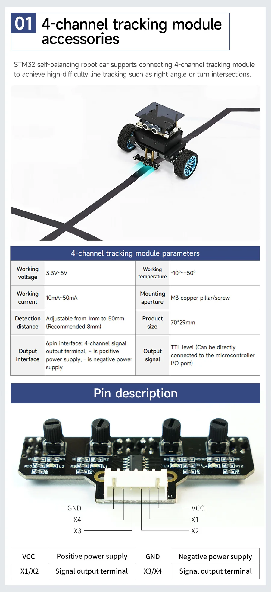 Yahboom 2WD Hohe Konfiguration STM32 Selbstbalance Auto Pädagogische Smart Roboter Erweiterung Zubehör Kit DIY Elektronische Teile – Detail 4