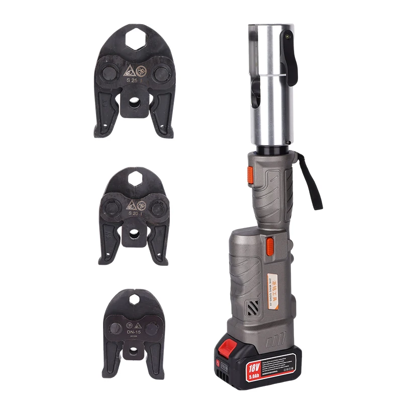 ES-1525 Battery-powered Hydraulic Straight-handle Professional Crimping And Battery Pipe Crimper Pressing Tool