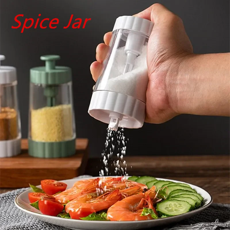 Kit de especias para condimentos, botella agitadora de especias, dispensador de plástico, tarro de especias para acampar, contenedores de polvos para viajes, cocina, 1 ud.