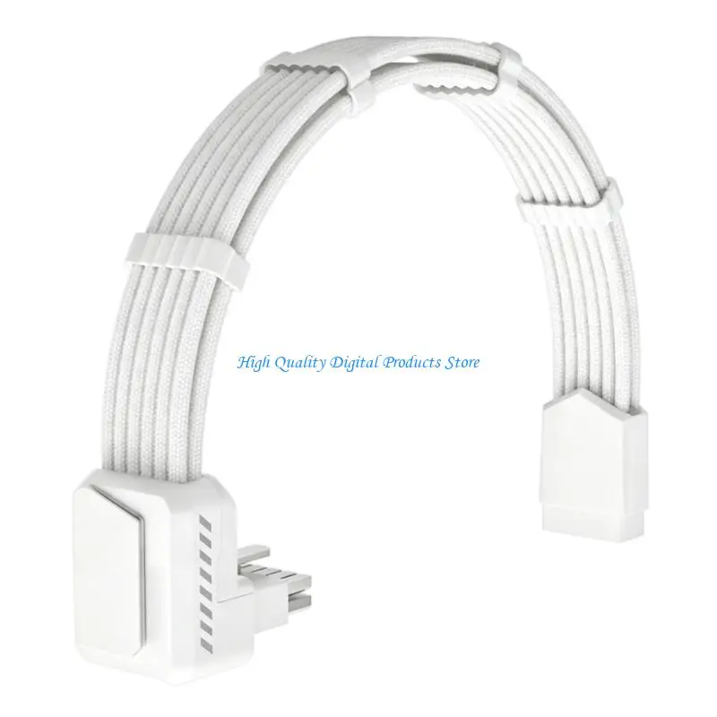 U2JE 16Pin To 12 4Pin PCIe 5.1 GPU Power Cable For RTX4070 Ti 4080 4090 Graphics Card
