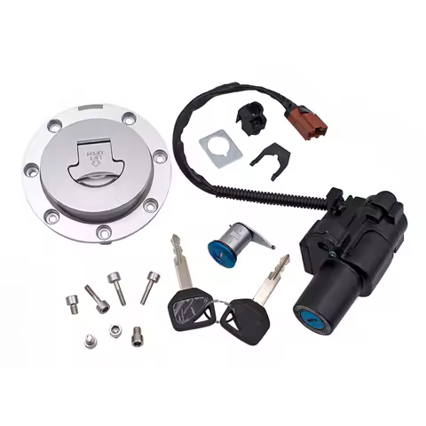 Motorcycle Ignition Switch Seat Lock Gas Cover Key Set DLCHD0714 for Honda CBR1000RR 2008-2014, CBR 600RR 2007-2014