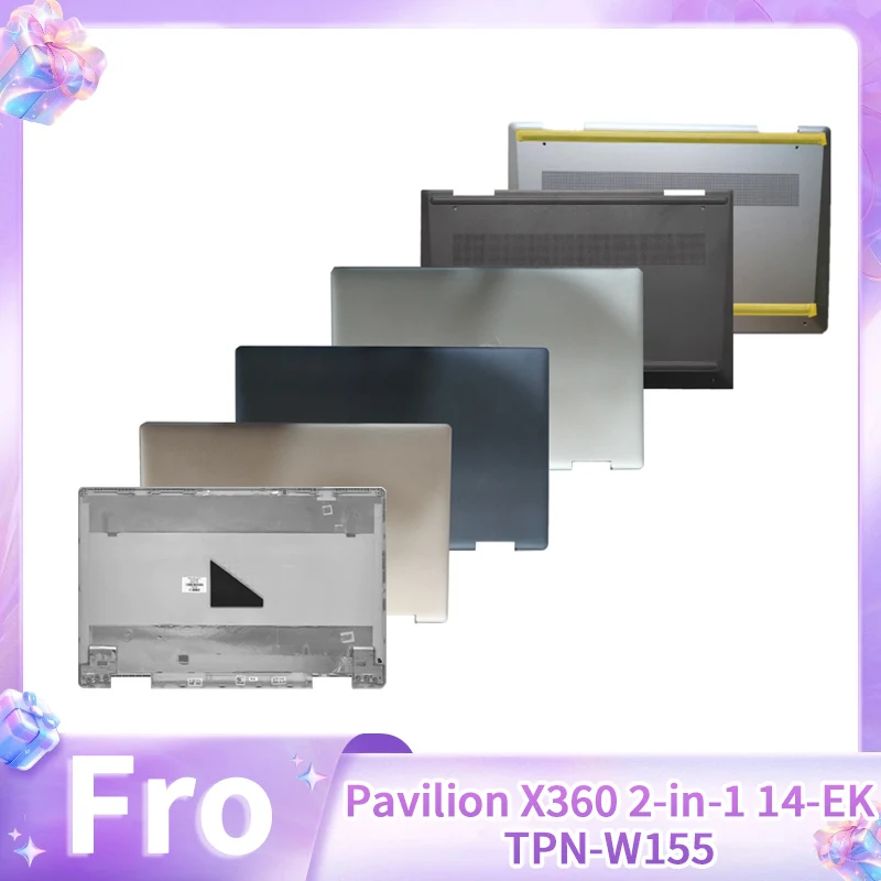 

New Laptop Replace Cover For Pavilion X360 2-in-1 14-EK TPN-W155 Laptpo LCD Back Cover Palmrest Lower Bottom Case