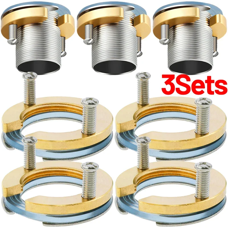 Faucet Anti-loosing Nut Cap Home Kitchen Wash Basin Tools C Type Tap Faucet Fixing Fitting Kits Fastening Circlip Washer Parts