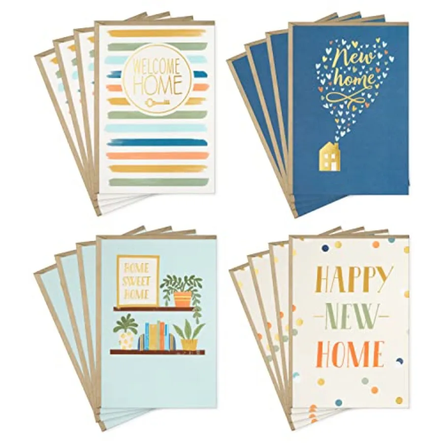 

Housewarming Congratulations Cards Assortment 16 Cards and Envelopes