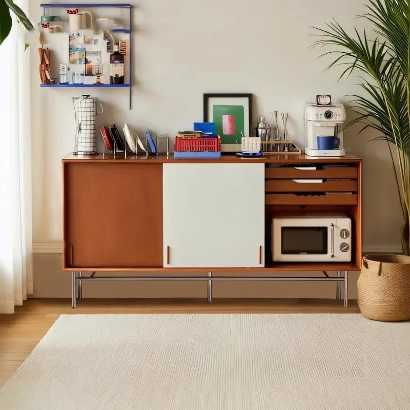 

Living room storage drawer retro storage side cabinet