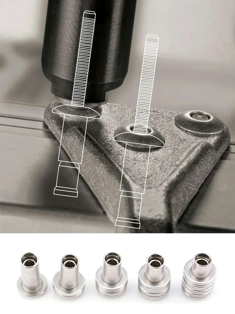 30/50PCS  High Strength Structural Blind Rivet Carbon Steel Rivet Dome Head 4.8x10 4.8x14 6.4x14 6.4x20 9.6x21mm