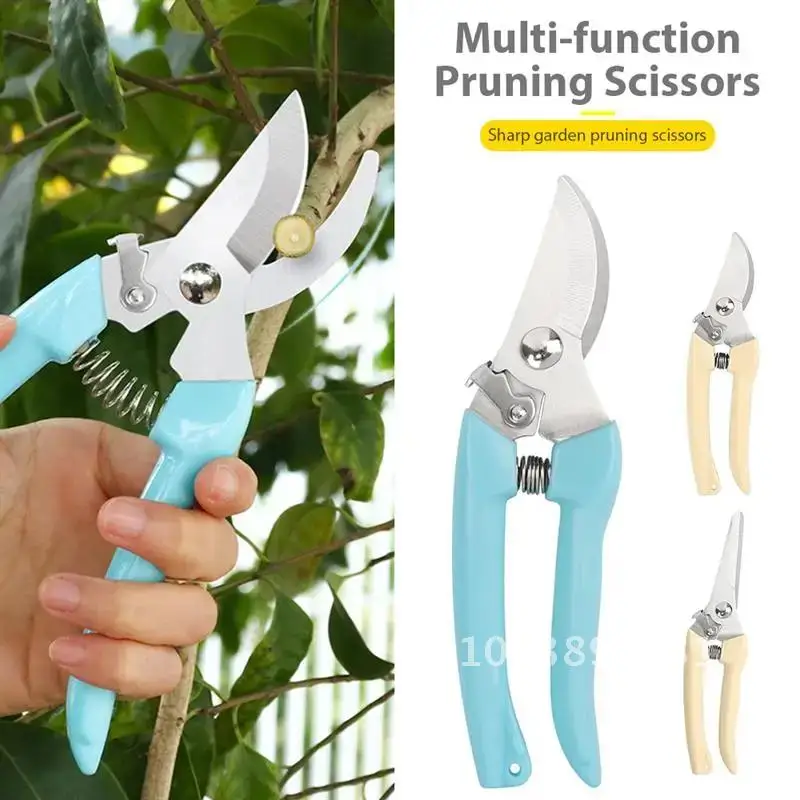 

Scissors Pruning Hand Tools Garden Orchard Tree Trimmers Secateurs Cutter for Planting Bonsai Blue 02 Gardening Pruner