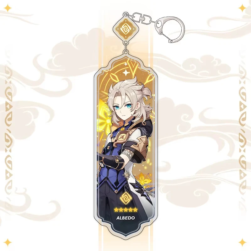 Anime-Schlüsselanhänger Mitya Odette Flins Mualani Furina Arlecchin Schlüsselanhänger-Accessoires Genshin Impact Niedlicher Taschenanhänger Schlüsselring Geschenk – Detail 7