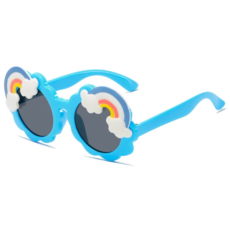 

baby Sunglasses Children's fashion Rainbow lovely Sunglasses sunshade decoration sunscreen UV proof boys and girls