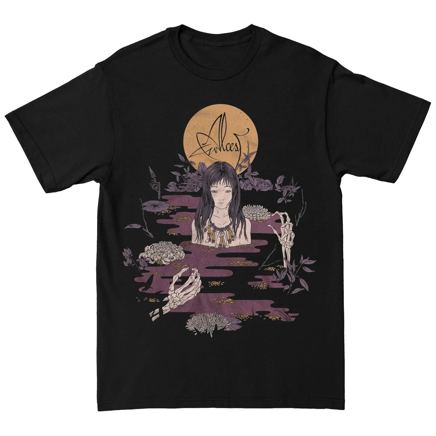 Heißes Alcest Grafik-Baumwoll-T-Shirt, Unisex, Sommer, Kurzarm, Modemarke, Luxus, Lässig, Vintage-T-Shirts – Detail 5