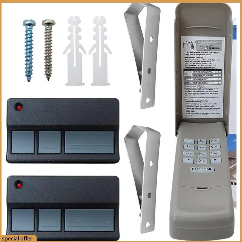 

A68Z Upgraded Garage Door Opener 373LM Keypad Remote For Yellow Learn 8010, 8065, 8075, 8155, 8160, 8165, 8355, 8360
