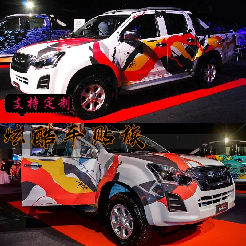 

FOE Isuzu DMAX Стайлинг автомобиля индивидуальная модификация спортивная наклейка авто декор кузова виниловые наклейки аксессуары