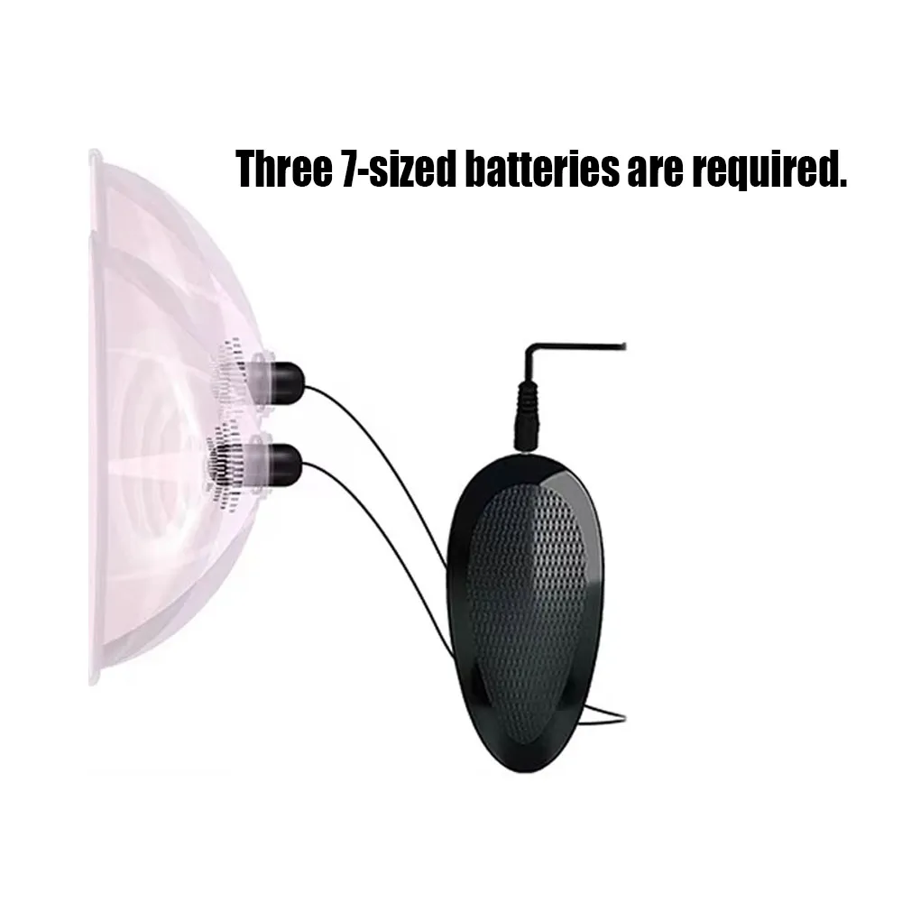 Ventosas eléctricas para pezones, masajeador para agrandar los senos con fuerte succión y estimulador de vibración, ventosa para pezones recargable por USB