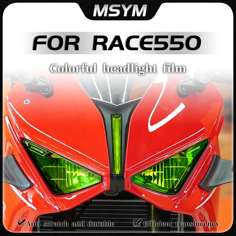 

For QJMOTOR RACE550 RACE 550 Race450 Race 550 Headlight and instrument panel protective film sticker and modified accessory