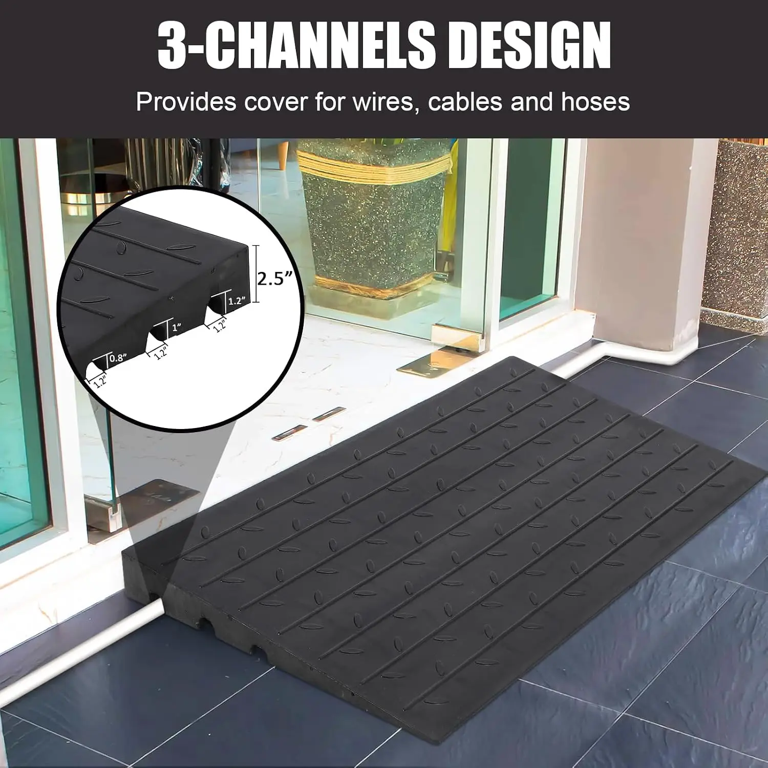 Curb Ramp for Wheelchairs and Mobility Scooters