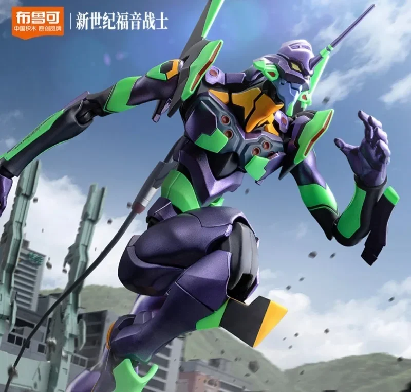 BLOKEES Neon Genesis Evangelion Building Blocks Legend Edition EVA-00' Toys Educational Movable Assembly Models Ornaments Gifts