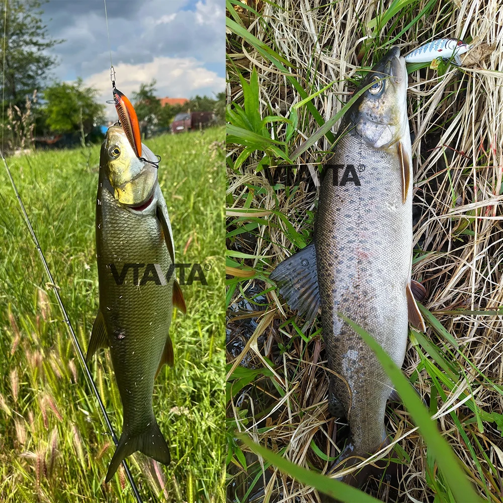 VTAVTA غرق أسماك Jerkbait المتذبذب 7 سنتيمتر 10 جرام سمك السلمون المرقط المياه المالحة الاصطناعي الطعم الثابت سويم الكارب Pesca بايك الصيد إغراء معالجة #6