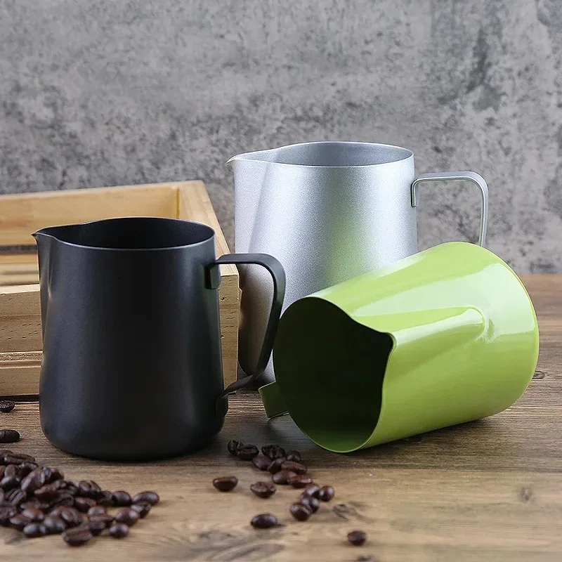 Kitchen Non-stick Stainless Steel Milk Frothing Jug Espresso Coffee Pitcher Barista Craft Latte Cream Cup Frothing Jug Pitcher