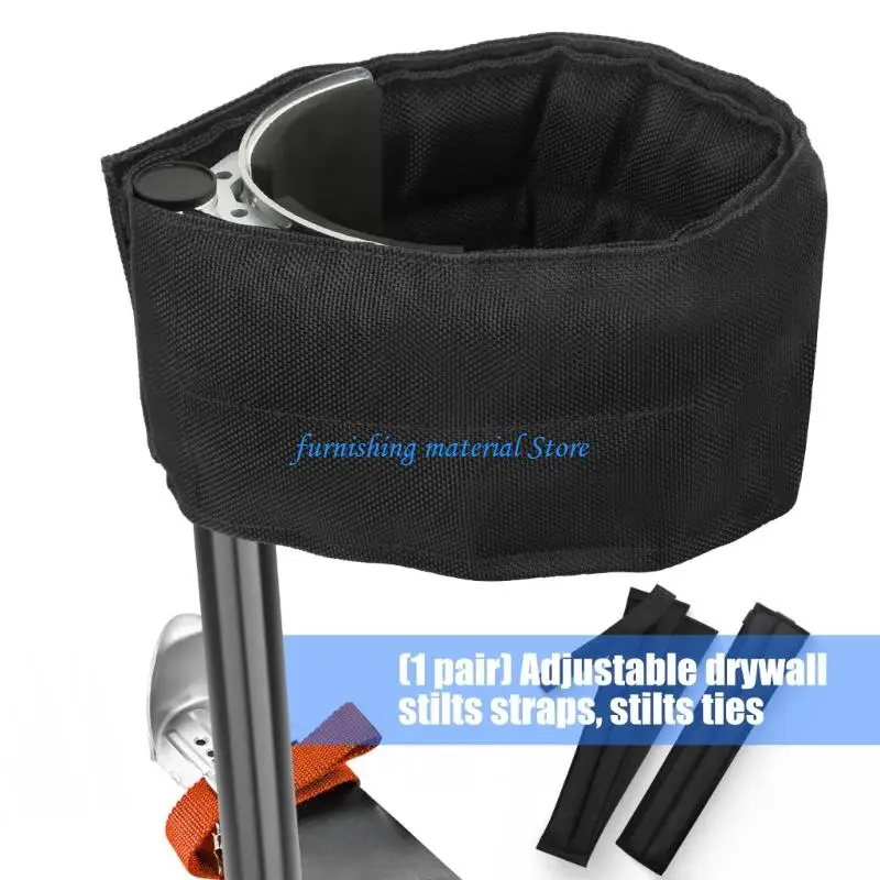 Y5GD Portable Drywalls Stilt Strap Compactly Design Easy To Carry And Store For Mobile Construction Professional 2Pieces