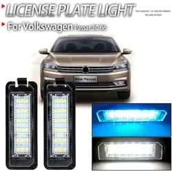 車のナンバープレート用LEDライト,フォルクスワーゲンパサート用ランプ,エラーなし,3c,b6,バス用,エラーなし,2005-2010, 2個