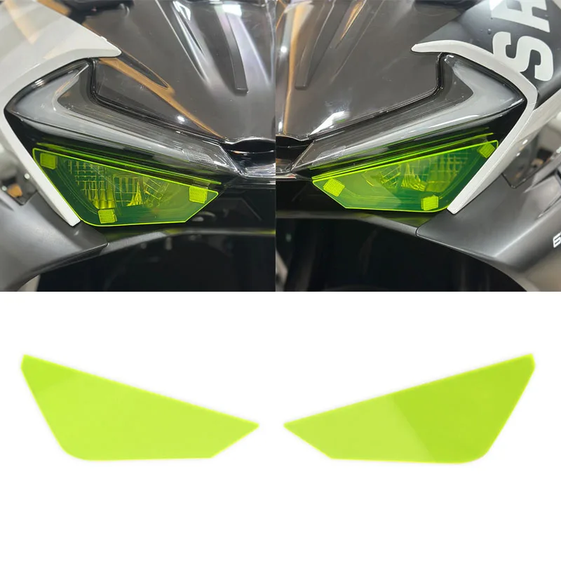 For 675SR 675SR-R 2024 Motorcycle Front Lamp Headlight Guard Lens Cover Protection