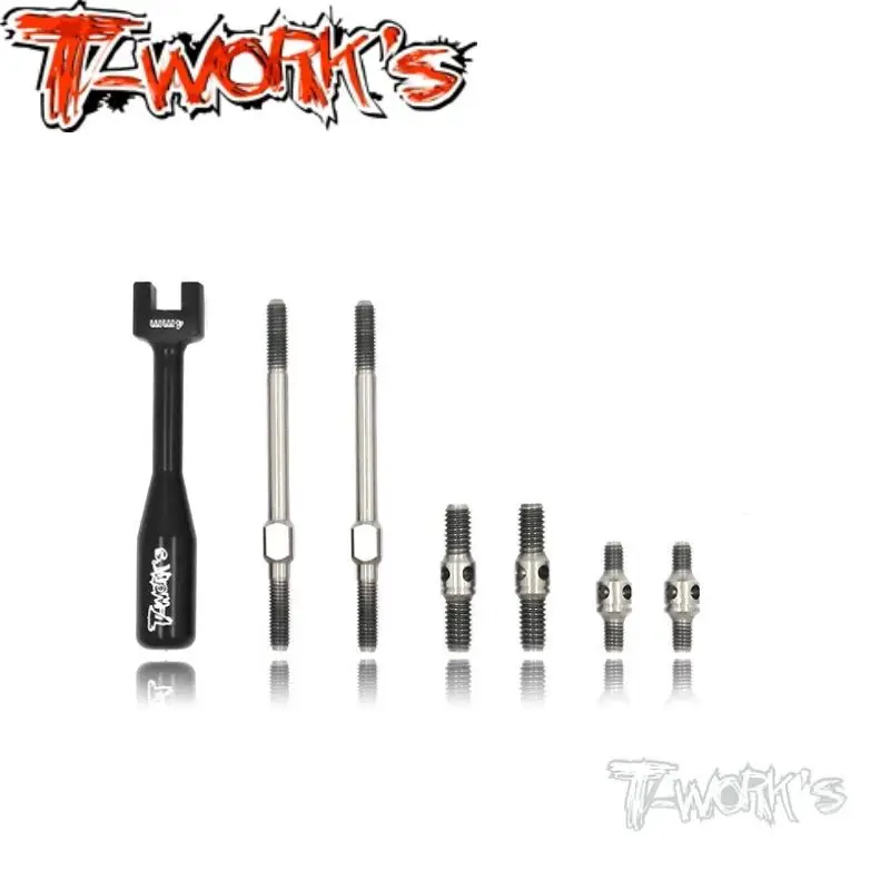 Original T works TB-081 Titanium Turnbuckle Set For HB R10 Rc part